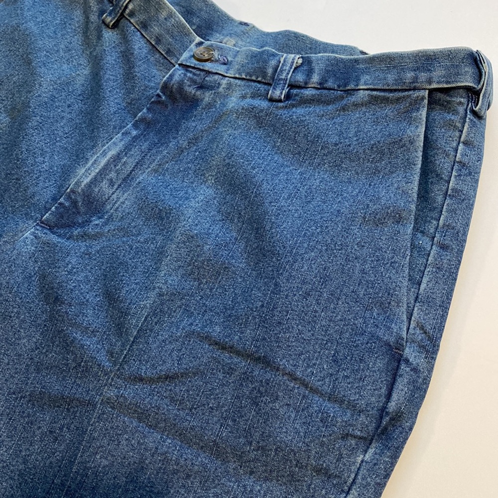 Haggar SZ 44 x 32 Denim Blue Jeans Classic Fit  Stretch Denim New D15 - Picture 13 of 13